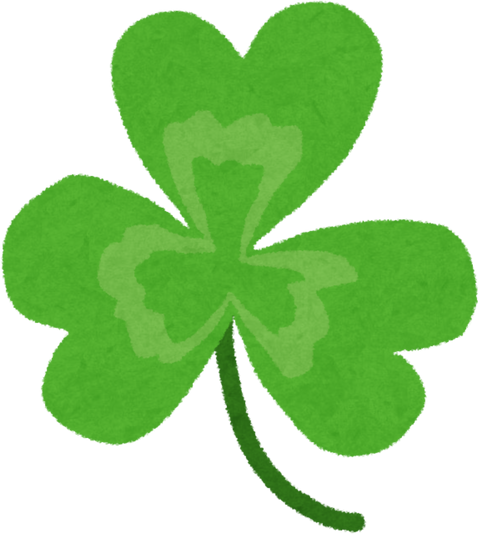 Simple Three-Leaf Clover Illustration